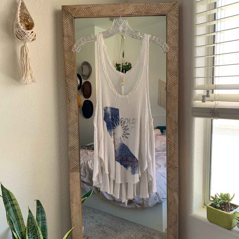 Free People California Dreamin Monroe Graphic Top